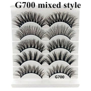 3D Mink Eyelashes 5 Pairs