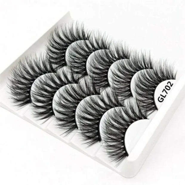 3D Mink Eyelashes 5 Pairs